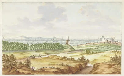 Ansicht von Kleve vom Galgenberg