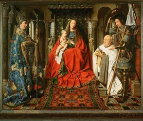 Madonna, verehrt vom Kanonikus Van der Paele