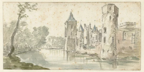 Ansicht von Schloss Egmond