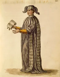 Doktorrobe, aus dem illustrierten Kostümbuch 