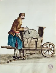 Venezianischer Messerschleifer