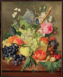 Ein Korb mit Früchten, 1744
