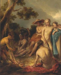 Satyr und Nymphen (das Bad der Diana)