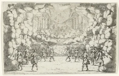 Der Wolkenpalast der Zeit (Entwürfe für Bühnenbilder)