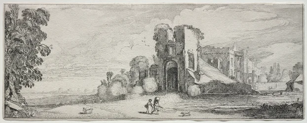 Einige angenehme Landschaften und Ruinen antiker Denkmäler: Brederode Schloss