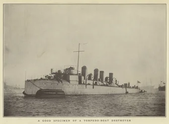 Ein gutes Beispiel eines Torpedoboot-Zerstörers