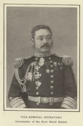 Vizeadmiral Shibayama, Kommandant der Marinebasis Kure