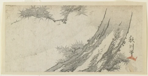 Ahornbaum und Berg Fuji