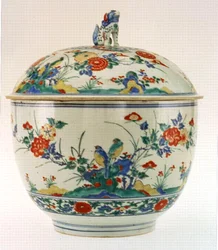 Schale mit Deckel, Edo-Periode