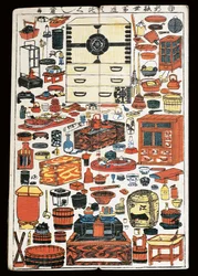 Möbel und Objekte, die im Theater verwendet werden