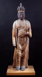 Juichimen Kannon (Elfköpfiger Kannon), Heian-Periode, frühes 10. Jahrhundert