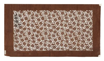Papier Schablone (katagami), spätes 19. Jahrhundert