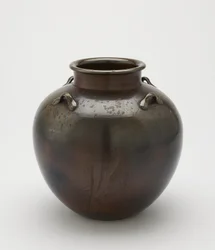 Teeblatt-Aufbewahrungskrug, Imbe, Okayama-Präfektur, Edo-Periode, 18.-19. Jahrhundert