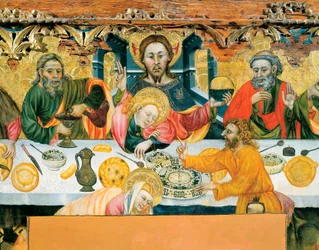 Das Abendmahl (Detail) ca. 1370-1400