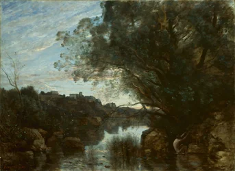 Erinnerung an die Umgebung des Sees Nemi