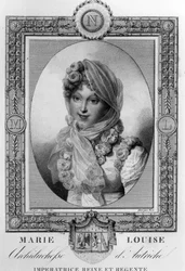 Marie-Louise von Österreich (1791-1847), zweite Frau von Napoleon I., Kaiser von Frankreich 1810-1814
