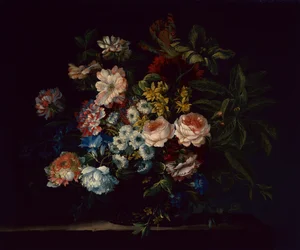 Rosen, Nelken, Hyazinthen und Blumen