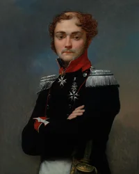 Porträt von Charles-Louis Regnault, einem Offizier aus den Napoleonischen Kriegen
