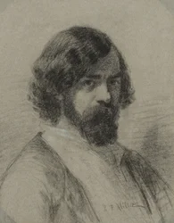 Porträt von Narcisse Virgile Diaz de la Peña
