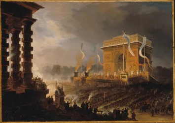Fête de la Fraternité am Arc de Triomphe de l