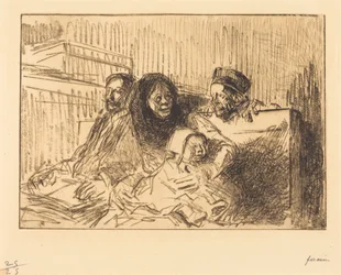 Zeugen bei der Verhandlung (2. Tafel)