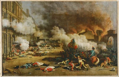 Der Sturm auf den Palais des Tuileries