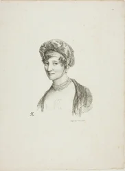 Porträt einer Frau mit Turban
