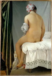 Badende Frau