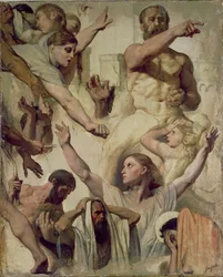 Studien für das Martyrium des hl. Symphorien (Heiliger, Mutter und Prokonsul), 1833