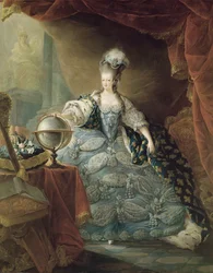 Porträt Marie Antoinettes (1755-93), Königin von Frankreich, 1775