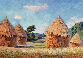 Heuhaufen, ca. 1886