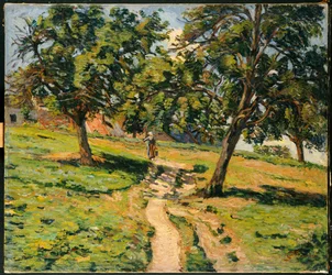 Pfad bei Damiette, ca. 1886