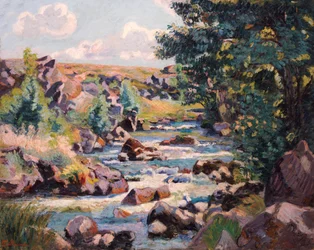 Pontgibaud Landschaft, 1893