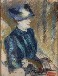 Porträt der Frau des Künstlers, ca. 1889-90