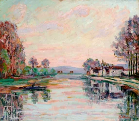 Die Seine bei Samois, ca. 1900
