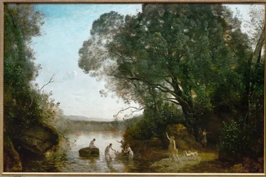 Diana beim Baden