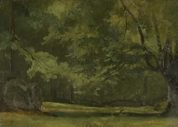 Fontainebleau - im Wald, ca. 1823-24