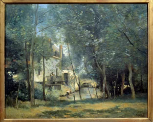 Die Mühle von Saint-Nicolas-lez-Arras (1796-1875), 1874. Maße 0,65 x 0,81 m. Paris, Musée d