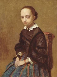 Porträt eines Mädchens, 1857-58