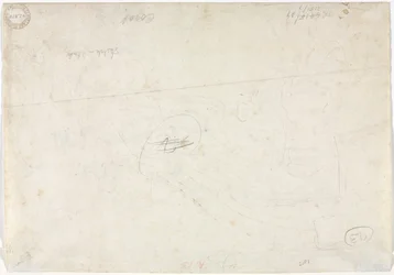 Skizze für eine Landschaft (verso)