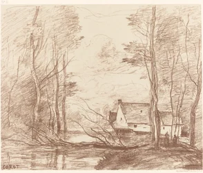 Die Mühle von Cuincy, bei Douai (Le Moulin de Cuincy, pres Douai)