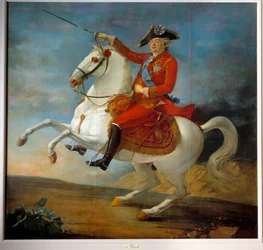 Reiterporträt von Ludwig XVI. (1754 - 1793)