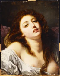 Eine junge Frau, Brustbild