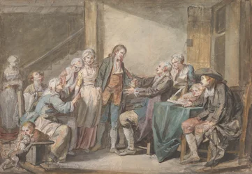 Der Ehevertrag, ca. 1761