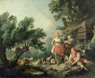 Pastorale Szene