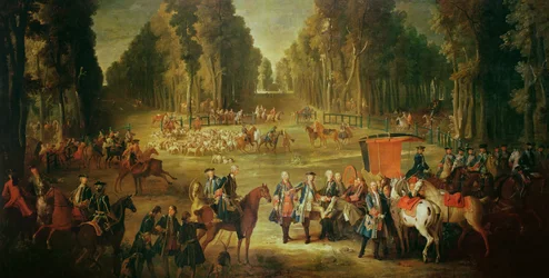 Treffen zur Puits-du-Roi-Jagd in Compiègne