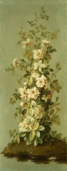 Dekorative Paneele mit Blumen