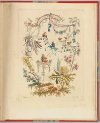 Ornamentales Design aus "Nouvelle suite de cahiers chinois a l