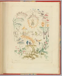 Ornamentales Design aus "Nouvelle suite de cahiers chinois a l