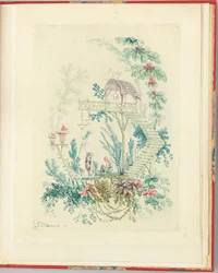 Ornamentales Design aus Nouvelle suite de cahiers chinois a l